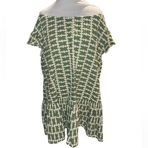 BUCKETLIST Green off the shoulder Dress